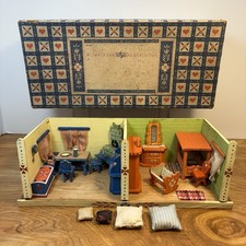 Vtg U.S. Zone German Bavarian Wirsberger Mini Doll Box House In Original Box 40s picture