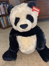 New NWT Gund Zi-Bo Panda Bear 320707 Plush Stuffed Zoo Animal Toy w/ Tag 12 Inch picture