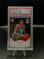 Giannis Antetokounmpo Signed 2013-14 Panini Prestige #175 RC PSA Rookie Auto picture