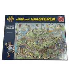 Jan Van Haasteren HIGHLAND GAMES 1500 pc Jigsaw Puzzle Comic Jumbo #19088 Sealed picture
