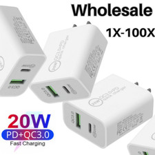 Wholesale 20W USB-C PD Fast Charger Adapter For iPhone 15 14 13 Pro Max Samsung picture