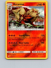 Arcanine 22/214 Rare Unbroken Bonds Pokemon Reverse Holo Near Mint picture