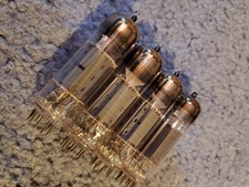 6BM8 TUBES/ECL82 set of 4 JAPAN N.O.S. never used,  tested picture