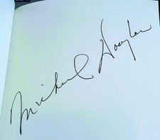 *REAL SIGNATURE* Michael Douglas One Helluva Ride Signed Book *NOT AUTOPEN* picture