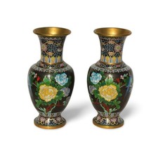 A Pair of Cloisonne Vases picture