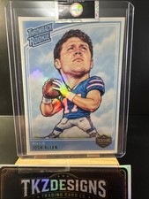 2026 Tkzdesigns Throwback Rookie Josh Allen JA1 Buffalo Bills picture