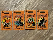Disney Parks Trading Pins 2026 Halloween Mickey Stitch Minnie Chip Dale Lot Of 4 picture