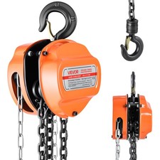 VEVOR Hand Chain Hoist 2200 lbs Capacity 10 ft Manual Chain Block with G80 Chain picture