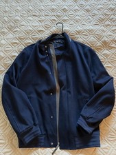 Loro Piana x Brooks Brothers Cashmere storm system Bomber Jacket Zip/Snap XL picture
