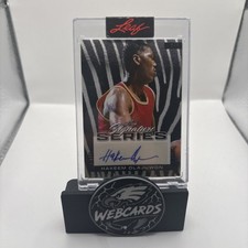2022-23 Leaf Signature Series Zebra 1/1 Hakeem Olajuwon #BA-HO1 Auto HOF picture