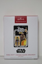 2026 Hallmark Keepsake Star Wars Boba Fett Vintage Figure Ornament NIB picture