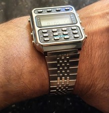 1984 -Rare Vintage Casio Calculator Data Bank CD-401 Watch Module 246 picture