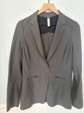 Athleta Gray Interstellar Travel Commuter Blazer Jacket Size 4 picture
