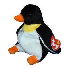 Ty Beanie Baby Waddle - MWMT (Penguin 1995) picture