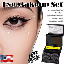 3-in-1 Portable Eye Makeup Kit: Lower Lash Stamp, Beauty Mark Dotter, Eyeliner picture