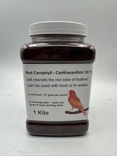 1 kilo Carophyll - Canthaxanthin Red 10% Great For Canaries  100% Guarantee picture