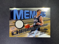 2004-05 Topps Chrome Town Heroes Pau Gasol Patch Game Worn #CTH-PG #d 386/500 picture