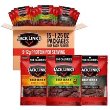 Jack Link's Bold Beef Jerky Variety Pack - (15 Pack) 1.25 Ounce (Pack of 15) picture