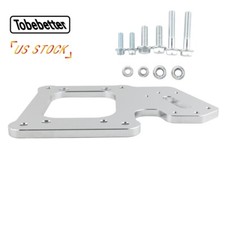 New Billet Aluminum Staging Brake Mounting Plate For B-Series & D-Series silver picture