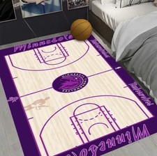 Minnesota Timberwolves Rug Carpet Mat 47”x67” Basketball Court NBA Man Cave picture