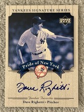 Dave Righetti - Yankees Signature Series - Pride of NY Autographs (AU) #PN-DR picture