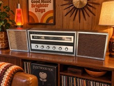 🍊Vintage 1960s Channel Master Multiplex FM/AM Stereo Radio | Model 6538 WORKS picture