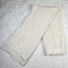 Women's Sincerely Jules Cream Knit Open Weave Pants Size XL Tall Girl Friendly picture