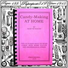 1915 Candy Making At Home Vintage Cook Book 188 Pages picture