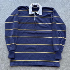 Vintage 1990s Canterbury of New Zealand Striped Rugby Polo picture