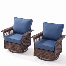 Outdoor Furniture Wicker Swivel Chair 32