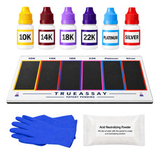 GOLD & SILVER TEST ACID KIT - Check & detect if jewelry or bullion bars are real picture