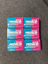 6 Pack Prevacid 24 Hour Acid Reducer 15mg 42×6=253 Capsules  Exp 2027 + picture