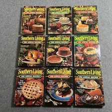 Southern Living Annual Recipes Hard Cover Books -  Lot of 9 - 1986-1994  Vintage picture