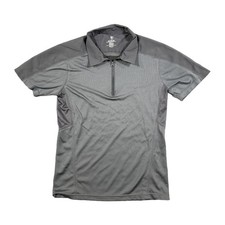 Kuhl Shadow Mens Small Gray 1/4 Zip Short Sleeve Technical Hiking Polo Shirt picture