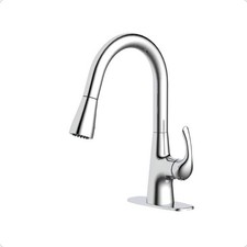 Glacier Bay Clare Single Handle Pull Down Laundry Utility Faucet Chrome Open Box picture