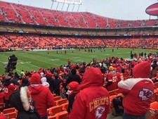 2 TICKETS KANSAS CITY CHIEFS vs LAS VEGAS RAIDERS WEEK 18 - LOWER CORNER picture