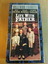 Life with Father (VHS 1993) Irene Dunne + William Powell + Elizabeth Taylor picture