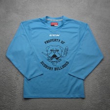 Sudbury Blueberry Bulldogs Hockey Jersey Adult Small Practice CCM Shoresy picture