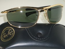 VINTAGE B&L RAY-BAN L0255 WPAW GEP G15 CLASSIC OLYMPIAN I DELUXE WRAP SUNGLASSES picture