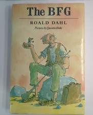 The BFG Roald Dahl 1984 2nd Printing HC DJ Illustrated Quentin Blake FSG Edition picture
