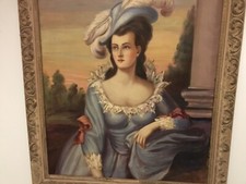 antique painting Very Large Amazing picture