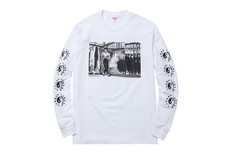 FW13 Supreme Bruce Lee Mirrors Long Sleeve Tee White 2013 Size L New with Tags picture