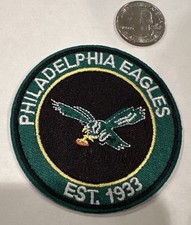 Philadelphia Eagles vintage embroidered iron  on logo patch 3”x 3
