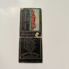 Purdue Memorial Union Banquet Rooms Lafayette IN Vintage Matchbook Cover TMB86-3 picture