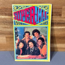 SuperMag Vol 1 No 4 1977 KISS Poster John Travolta Welcome Back Kotter Vintage picture