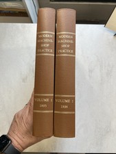 Modern Machine-Shop Practice Joshua Rose 1890s HC Illustrated 2 Vols picture