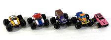 Vintage Galoob 1980’s Micro Machines Monster Trucks Lot of 4 & 1 Pink Mazda picture