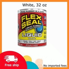 Flex Seal Liquid Rubber Sealant Coating, White, 32 oz picture