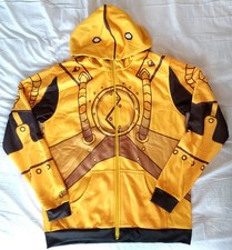 League of Legends Blitz Crank Hoodie Full Zip Yellow Riot Games Sz M - Rare picture