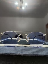 Matsuda M3117 Brushed Silver Titanium Eyeglasses Frame Handcrafted Japan 47-21 picture